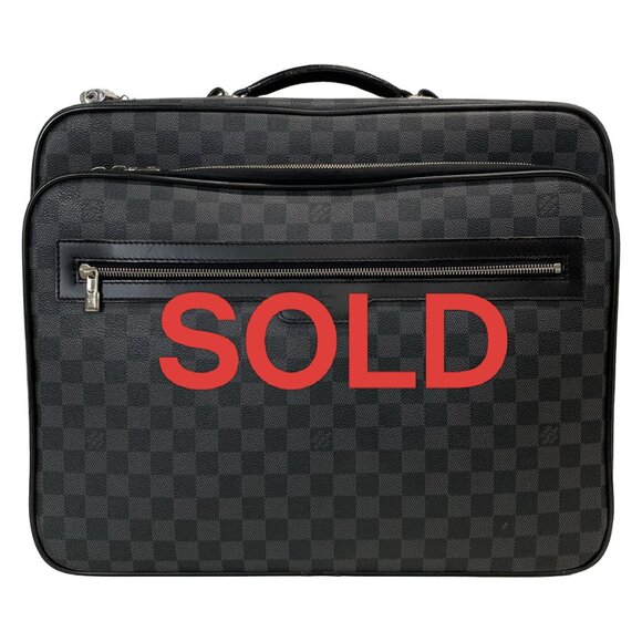 LOUIS VUITTON Pilot Case Damier Graphite - Suitcase 989-061025 - Picture 1 of 13